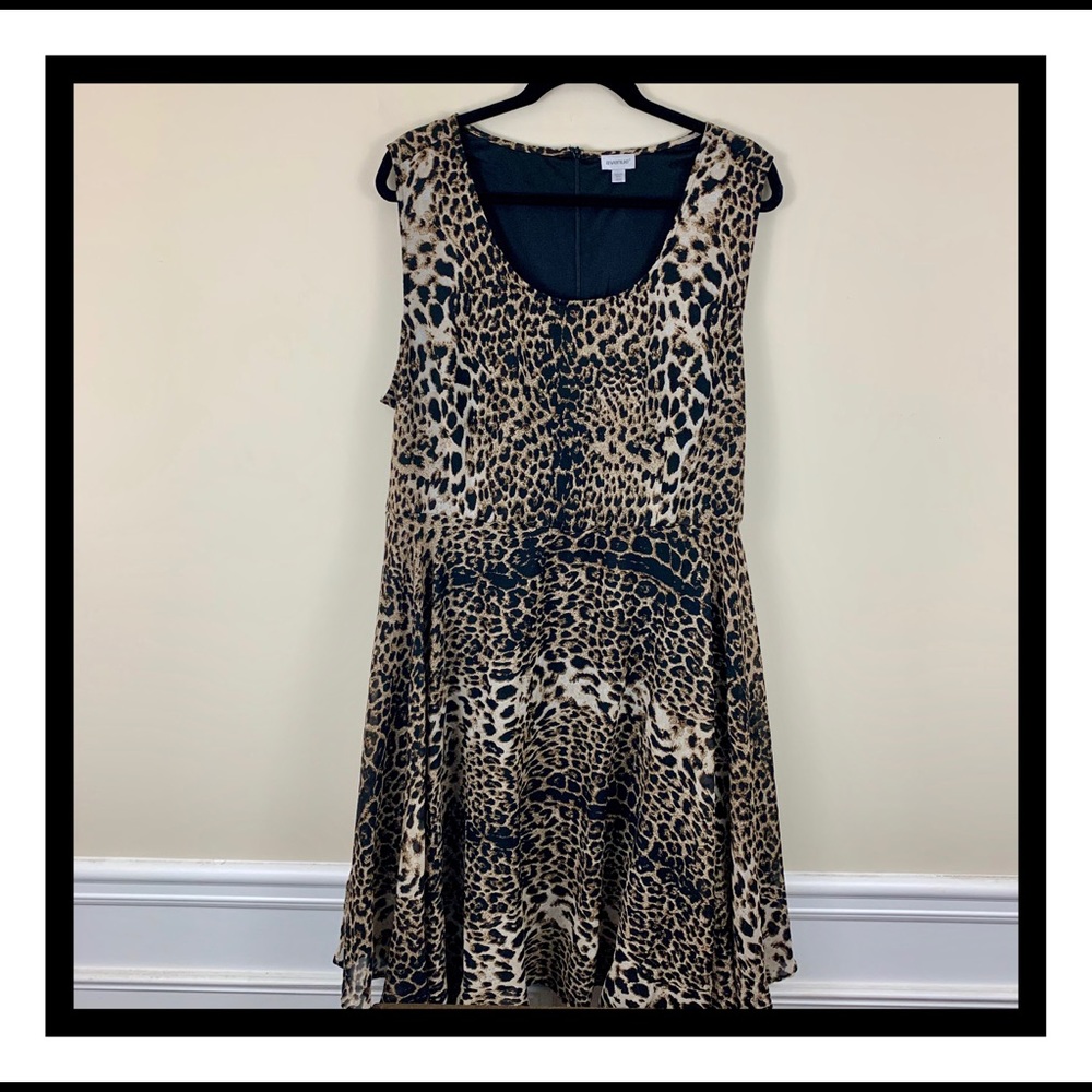 AVENUE Cheetah Print Dress | Size 18/20
